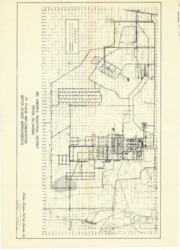 ["The document outlines a site plan for the Mid-America Industrial District in Pryor, Oklahoma, highlighting the initial phase of water and sewer improvements. Annotations in yellow and blue indicate specific details on the utility map, which measures 20 9/16 by 28 1/2 inches."]
