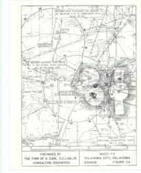 ["The map depicted is an aeronautical chart, measuring 11 x 8 1/2 inches, identified as Figure 2A with the reference number 630606."]