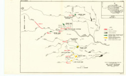 ["This map is part of the Arkansas-Red River Basins Water Quality Control Study, covering areas in Texas, Oklahoma, and Kansas. It is a hydrologic map, presented in color, and measures 10 7/16 by 16 15/16 inches, designated as Plate III."]