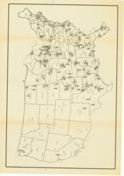 ["The map displays features with stickers marking obstructions that have high-intensity lights. It is a national map, measuring 22 1/16 by 31 1/8 inches, and includes annotations with stickers."]