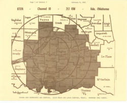 ["This map of southern Oklahoma highlights shaded areas that indicate ARB counties. It measures 9 1/2 by 12 inches and is featured as Page 1 of Exhibit 3."]
