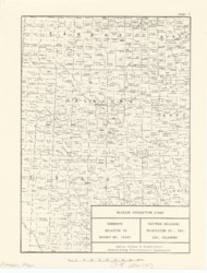 ["This historical and topographical map showcases the counties' boundaries within Kansas, Oklahoma, and Texas. It includes comments related to Docket No. 14185 and was originally attached to Items 169 and 170. The map measures 11 x 8 1/2 inches."]