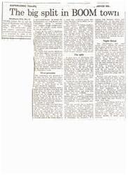 ["Oklahoma City has become a testing ground for supersonic air transport, causing controversy among residents. Some claim property damage and health issues from the booms, while others believe it will bring prosperity. Experimental flights are creating noise and vibrations, with the Chamber of Commerce supporting the project. The Federal Aviation Authority is trying to address concerns and determine the maximum over-pressure people on the ground should be subjected to."]