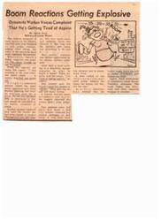 ["The federal program testing public reaction to sonic booms in Oklahoma City has resulted in explosive complaints from residents. People have reported physical discomfort, property damage, and even a broken bra strap due to the booms. One man working with dynamite is tired of taking aspirin to cope with the noise. Some residents believe the booms will drive fish too deep in nearby lakes. Despite canceling boom flights due to weather, complaints continue to be received."]
