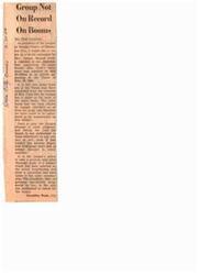 ["The president of the League of Women Voters of Oklahoma City clarifies that the organization does not have a stance on the issue of sonic booms as it has not been chosen for study. The League only takes positions on subjects after thorough study and consensus by the entire membership, and only the president or a designated member is authorized to speak for the organization."]