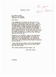 ["The first text is a response from a government official to a concerned citizen regarding sonic boom testing in Oklahoma City. The official reassures the citizen that the tests have not caused damage and provides information on the purpose of the experimentation. The second text is a letter from the citizen to a senator expressing opposition to the sonic boom testing over populated areas, citing past property damage and suggesting conducting the tests in a less populated area."]