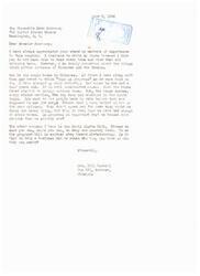 ["Mrs. Bill Burwell writes to Senator Monroney expressing concerns about sonic booms in Oklahoma causing damage to her house and the Civil Rights Bill. Senator Monroney responds, assuring her that the Federal Aviation Agency will investigate the issue of sonic booms and that the Civil Rights Bill has been given sufficient consideration in the Senate."]