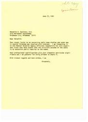 ["The document is a letter from a urology group in Oklahoma City to Senator Mike Monroney expressing support for the continuation of sonic boom tests in the area. The group believes that the majority of opposition to the tests is unwarranted and that the inconvenience caused by the booms is minimal. They are in favor of continuing the tests."]