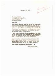 ["The letter is from Senator Mike Monroney to Loyd Dorsett, discussing the issue of sonic boom testing in Oklahoma and the contribution to SST technology. Monroney also thanks Dorsett for his help with a project and expresses support for finding a solution to civil rights issues. The letter ends with best wishes and gratitude."]