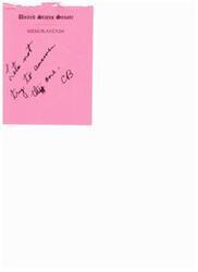 ["The document is a telegram from Champ Clarke to Senator Mike Monroney, urging him to use his influence to stop sonic boom tests over Oklahoma City. Clarke criticizes the wasteful spending on such tests and the moon project, and suggests using the money to put unemployed people to work on constructive projects. Clarke also mentions his own political aspirations and the need for experienced leaders in Washington."]