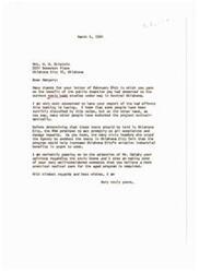 ["The letter discusses the negative impact of sonic booms on the community in Oklahoma City and expresses concern over the lack of consideration for those affected. The writer urges Senator Mike Monroney to take action and address the issue, as well as advocating for a more practical medical care program for the aged. The letter also mentions skepticism towards the motives behind the sonic boom testing and calls for more transparency and consideration of public opinion."]