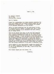 ["The letter discusses the concerns of Mr. Haddock regarding the sonic boom studies being conducted by the Federal Aviation Agency in Oklahoma City. He questions the benefit of subjecting citizens to these experiments and expresses concerns about damage to homes and the health of residents due to the sonic booms. The letter also mentions the potential advantages of the testing for the aviation industry and the country as a whole. The FAA has issued a pamphlet addressing the program in response to public reaction."]