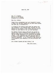 ["Mrs. T.H. Giddens has written letters expressing concern about the sonic boom studies in Oklahoma City, stating that they are causing damage to homes and health. She feels that the government is invading their homes without permission and disrupting their lives. She is urging for action to be taken to address these issues and protect the rights of those affected."]