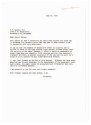 ["The document is a series of letters discussing the Sonic Boom Studies being conducted in Oklahoma City. The writer expresses concerns about the validity of the data due to the Chamber of Commerce's efforts to promote the studies. They also discuss the discomfort and disturbance caused by the sonic booms and question the necessity and benefits of supersonic transport. The writer ultimately supports the studies for the good of the country but does not personally see the need for supersonic transport."]