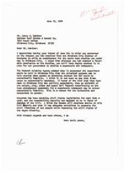 ["The letter discusses the writer's support for the Sonic Boom Studies in Oklahoma City, but expresses concerns about the economic feasibility of developing a supersonic air transport. The writer also mentions the support of the Capitol Hill Sertoma Club and Real Estate Board for the studies, but expresses doubts about the need for a supersonic transport. In addition, the writer expresses opposition to the Civil Rights Bill, believing it would infringe on civil liberties."]