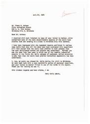 ["The letter is discussing concerns about the sonic boom studies in Oklahoma City, pointing out that the problem is greater than anticipated and causing damage and distress. The writer criticizes the government and political representatives for not protecting the citizens from the negative effects of the sonic booms and emphasizes the importance of considering the well-being of individuals when pursuing technological advancements. The writer also expresses hope that this experience will lead to a greater understanding of the responsibility to prioritize human health and well-being over scientific progress."]