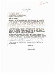 ["The letter discusses concerns about the sonic boom experiment in Oklahoma City, emphasizing the damage and distress it causes. It criticizes government officials for not taking adequate measures to protect citizens and calls for a reassessment of technological projects that may harm public well-being. The author expresses hope for a more humane approach to scientific progress."]