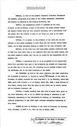 ["The Governor of Oklahoma has declared a bank holiday due to the financial situation in the country and the need to protect depositors and prevent banks from permanently closing. The holiday will last from March 2nd to March 6th, during which time banks will remain closed. The proclamation also applies to trust companies, but does not impact the execution of new contracts or legal proceedings."]