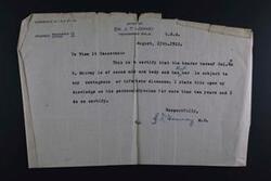 ["The document consists of various certifications and documents related to Col. William H. Murray, stating that he is in good health, has no contagious diseases, and is a law-abiding citizen. The documents are from different authorities and medical professionals in different locations, including Panama, Bolivia, and the United States."]