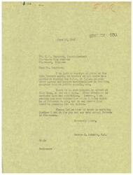 ["The document dated June 16, 1945 from George B. Schwabe, a member of the United States House of Representatives, to Mr. C.I. Weathers, Superintendent of Claremore City Schools in Oklahoma, discusses the lack of federal assistance programs for building projects like public schools due to the focus on war activities. However, Schwabe provides information on Title V of the War Mobilization and Reconversion Act of 1944, which allows municipalities to plan for post-war projects and receive advances from the federal government. Schwabe assures that there are legal provisions for repayment of these advances, and offers to cooperate with city authorities to facilitate post-war planning and projects. The document responds to Weathers' inquiry about federal aid for public school building programs."]