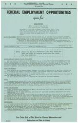 ["The United States Civil Service Commission in St. Louis, Missouri is seeking applicants for a Messenger position with a salary of $1440 a year, with possible higher or lower salaries. The position is located in various cities in Oklahoma. Applicants must have at least six months of experience as a messenger or office employee, or two years of high school. Veterans may receive preference in appointment. Applications should be submitted by mail to the specified office in Oklahoma City. The appointment is temporary for the duration of the war. No age limits are specified, but applicants must be United States citizens. Physical capability and proof of qualifications may be required. Application forms and instructions can be obtained from specified offices."]