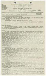 ["The document is an announcement for a civil service examination for the position of Ordnance man at the United States Naval Ammunition Depot in McAlester, Oklahoma. The announcement provides information on the duties, qualifications, salary, work-week, and application process for the position. It also includes details on age limits, citizenship requirements, physical requirements, veteran preference, and how to apply for the examination. Applicants must submit the necessary forms to the specified office before the closing date to be considered for the position."]