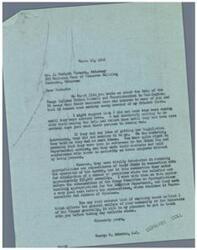 ["The document is from J. Corbett Cornett to George B. Schwabe, discussing the trip of the Osage Indian Council Tribal Attorney and Superintendent to Washington, D.C. Cornett expresses concern about the purpose of their trip and requests information on any proposed legislation. Schwabe reassures Cornett that the Osages are interested in reducing appropriations and salaries, and that he will keep Cornett informed of any developments that may affect the community."]