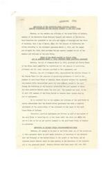 ["The Executive Creek National Council is seeking an accounting and per capita payment for the Creek Tribe of Indians based on the allotment agreement of 1901 and subsequent acts of Congress. They acknowledge the government's settlement of equalizing allotments and request payment for members who did not receive their checks due to negligence. All funds must be paid under the direction of the Secretary of the Interior, and the tribe consents to per capita payment with the approval of the President. The Council also requests an audit of all funds in the US Treasury to the credit of the tribe and appoints a special committee to assist in checking records. Once approved, the Secretary of the Interior will prescribe payment to all eligible members and deduct ten percent for services rendered by council officials."]