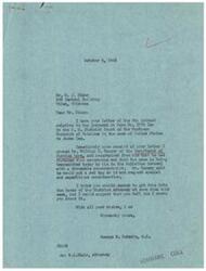 ["The document is a series of letters discussing a judgment against R. J. Dixon in a case involving a bond forfeiture. Mr. Dixon is seeking a release from the judgment so he can sell his property. The documents involve communication between George B. Schwabe, a Member of Congress, and W. B. Blair, an attorney, regarding contacting the Department of Justice to expedite the release of the judgment. The documents mention the involvement of Mr. William H. Ramsey and Mr. Whit Mauzy in the process."]