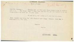["The document discusses the challenges of obtaining lumber for housing projects, lack of progress in helping Bud Chandler, and the difficulty of distributing patronage as a freshman Republican. The author expresses a desire to meet with Judge Johnson in Washington to discuss various matters."]