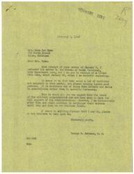 ["The document from George B. Schwabe to Mrs. Lina Lee Ryan addresses her concerns about the Navy's release program and the response from the Bureau of Naval Personnel. The Bureau explains the criteria and process for demobilization, including point credits for various factors and special considerations for certain personnel. The Navy's goal is to release a large number of personnel by September 1946, but specialists may be released at a slower rate to maintain essential operations. The critical release scores are being lowered to speed up the demobilization process."]