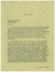 ["Mr. John F. Pendleton, an Attorney at Law in Nowata, Oklahoma, is seeking help from Congressman George B. Schwabe regarding a case involving their friend Nig Pense and the OPA. Schwabe indicates that he may be able to assist during the latter part of next week or the first week of April, but is unsure of his exact availability due to his legislative duties. He requests that Pendleton provide him with the trial date so he can coordinate his schedule accordingly."]