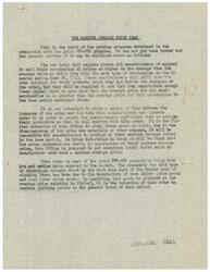 ["The Maximum Average Price Plan is a pricing program developed in connection with the joint WPB-OPA program. It requires manufacturers of apparel to sell their merchandise at prices no higher on average than in the 12 months ending June 30, 1943. Manufacturers must still adhere to product ceilings but must also produce enough lower-priced items to ensure the average price does not exceed the specified period. The plan aims to bring back low and medium-priced apparel to the market and control the cost of clothing items by restoring prices to the level of 1942-43. Manufacturers will be given time to adjust their production to comply with the order, and exemptions may be set for industries facing challenges in meeting the maximum average price."]
