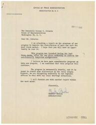 ["The Office of Price Administration has implemented a program to improve the distribution of meat and combat the meat black market. Non-federally inspected slaughterers have been required to register with OPA and adhere to quotas based on legitimate operations. Enforcement efforts have been increased to crack down on black market activities, resulting in a significant increase in new enforcement cases. Additionally, measures have been taken to prevent the use of counterfeit ration coupons in the meat industry. These actions are expected to increase the flow of livestock to federally inspected plants and improve meat distribution to low-producing areas."]