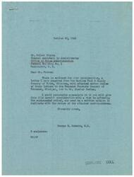 ["A letter from George B. Schwabe to Mr. Nelson Pierce at the Office of Price Administration, enclosing correspondence from the Machine Tool & Supply Company of Tulsa, Oklahoma regarding the difficulties they are facing with the OPA. Schwabe expresses frustration with the OPA and their actions, and requests for prompt relief to be provided."]