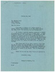 ["The document from George B. Schwabe to Kenneth Couch discusses the revocation of construction order L-41 and the removal of rent control in the Tulsa area. Schwabe criticizes the Office of Price Administration for only revoking the order after public pressure and highlights the impact on housing development and reconstruction efforts. The response from Chester Bowles acknowledges the concerns raised by the Tulsa Real Estate Board and explains the decision-making process behind the removal of rent control, citing the need to prevent inflationary rent increases."]
