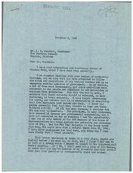 ["The document from Mr. A.B. Chastain to Mr. George Schwabe expresses frustration with wartime government agencies and controls, particularly the OPA, which he views as un-American and tyrannical. Chastain argues for the release of production controls, increased manufacturing ceiling prices, and the removal of restrictions hindering distribution in order to combat inflation and promote maximum employment. He also criticizes the government's approach to price controls and urges Schwabe to advocate for the elimination of unnecessary controls."]