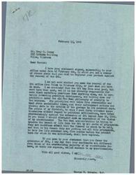 ["The document is a letter from Congressman Schwabe to Dr. Troy G. Couey, addressing a protest signed by Couey and others against the removal of the OPA (Office of Price Administration). Schwabe expresses his belief that the OPA has caused more harm than good and is hindering peacetime development. He mentions that the majority of his constituents are against the extension of the OPA and questions Couey's support for it. Schwabe ends the letter with good wishes."]
