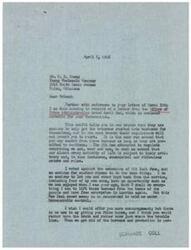 ["The document is a series of letters between George B. Schwabe, a member of the House of Representatives, and the Office of Price Administration regarding issues faced by W.B. Young, a businessman in Tulsa, Oklahoma. Young is facing challenges with corn syrup and sugar allocations for his candy manufacturing business due to regulations by the OPA. Schwabe expresses frustration with the OPA's regulations and vows to fight for the removal of bureaucratic control hindering businesses like Young's. The OPA responds with explanations for their policies and efforts to address the supply shortages affecting various industries. Schwabe requests expedited responses from the OPA to address Young's concerns and ensure the continuity of his business."]