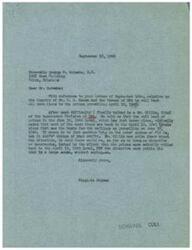 ["The document is a correspondence between George B. Schwabe and Virginia Dryden discussing OPA (Office of Price Administration) regulations and the roll back of menu item prices to previous levels. The document expresses frustration with the lack of clarity in the directives and seeks clarification on the situation from OPA officials."]