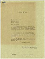 ["The document discusses the issue of a lack of attention given to Ottawa County by the Area Rent Director who lives in Pittsburg, Kansas. The Rent Department of the Office of Price Administration is reviewing the situation and considering establishing a branch office in Miami, Oklahoma to address the increased workload. Congressman Schwabe is working to resolve the issue and will provide an update within the next ten days."]