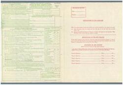 ["This form, Form DD 4-D, is used for the registration of rental dwellings in the United States. Landlords must register each rental dwelling unit separately, whether occupied or vacant. The form should be completed in triplicate and submitted to the Area Rent Office. Tenants must also sign the form and indicate if the equipment and services included in the rent are accurate. The Maximum Legal Rent for each dwelling unit is determined based on specific criteria outlined in the form. Providing false information on the form or evading rent regulations can result in fines or imprisonment."]