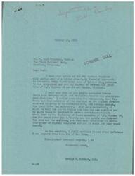 ["The document includes a series of letters discussing the need for the completion of United States Highway 60 between the junction of United States Highway 60 and 66 and Seneca, Missouri. There is mention of contacting various officials and representatives for assistance in getting the gap finished, as well as concerns about the distribution of funds for road construction in North Eastern Oklahoma. The documents show efforts being made to address the issue and seek support for the completion of the highway segment."]