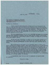 ["George B. Schwabe, a member of Congress, is urging the Reconstruction Finance Corporation to resume and continue premium price payments on copper, lead, and zinc without further legislation in order to save the mining industry in the Tri-State Area. Schwabe emphasizes the importance of conserving this national wealth for the country's industries, economy, and national defense."]