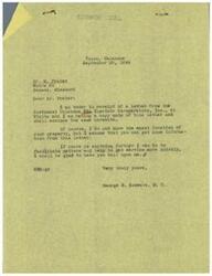 ["The documents exchanged between Mr. Schwabe, the Northeast Oklahoma REA Electric Co-operative, and Mr. Prater discuss the allocation of funds for extending electrical service to the southern part of Ottawa County. The Co-operative is waiting for materials and completion of a substation to begin construction. Mr. Prater expresses his desire for the service to be extended to his area and requests information on the timeline for this. Mr. Schwabe offers his assistance in facilitating the process."]