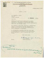 ["The document is a letter from Mr. Benjamin D. Lewis to Hon George B. Schwabe, requesting assistance in getting compensation for tuberculosis allegedly contracted while working at the Normoyle Quartermaster Motor Base. The Compensation Commission disallowed his claim, but Mr. Lewis believes he is entitled to compensation due to the poor working conditions and medical evidence of his disability. He asks for a monthly payment of $80 and assistance in getting a bill passed through Congress. He expresses gratitude for any help in advance."]