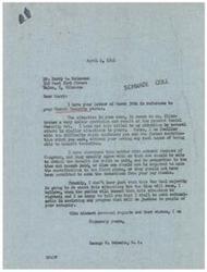 ["Mr. Heinzman wrote a letter to Congressman Schwabe expressing his frustration with the Social Security Act, as he had paid into the system but would not be eligible to receive benefits. He urged for a change in the law to either provide him with coverage for the time he was paying or to broaden the eligibility requirements. Congressman Schwabe sympathized with Heinzman's situation and agreed that the current system was unfair, and expressed his willingness to support any program that would provide justice for people in similar situations."]