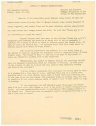 ["Colonel J. Monroe Johnson of the Office of Defense Transportation warns fair managers not to make elaborate advance preparations for upcoming events due to heavy demands on transportation services. He emphasizes the need to reduce travel load and restrict holding of fairs to ease burden on railroads. Passenger car travel must be minimized for the foreseeable future due to shortages of equipment and supplies. Owners are urged to view their cars as part of the nation's transportation system and not for pleasure use."]