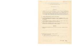 ["The document is an application form for a permit from the War Committee on Conventions for organizations planning to hold gatherings with more than 50 attendees from outside the local area. The form requires detailed information about the event, including the sponsoring organization, location, date, purpose, expected attendance, exhibits, and more. It also asks if the meeting is required by law, if proxies will be used, and if the meeting can be conducted through correspondence. The form must be submitted at least 30 days prior to the event and can be withdrawn if incomplete."]