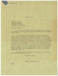 ["Mr. Schwabe received a telegram from the Chamber of Commerce requesting him to oppose H.R. 2232, the Fair Employment Practice Act. He expresses his opposition to the bill and states that he will never support similar measures. He believes that the proponents of the bill do not share his views on Americanism. He also mentions that President Truman supports the bill, but he remains against it. Schwabe informs the Chamber of Commerce of his stance on the issue."]